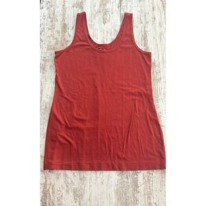 No Boundaries Vintage Y2K Rust Red‎ Scoop Neck Tank Top Size XL 15-17